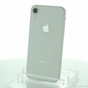 (中古)Apple iPhoneXR 64GB ホワイト MT032J/A SIMフリー(352-ud)
