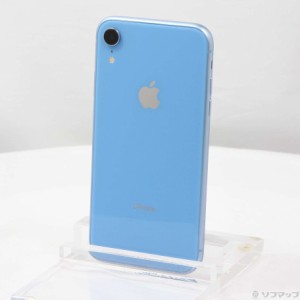 (中古)Apple iPhoneXR 128GB ブルー MT0U2J/A SIMフリー(252-ud)