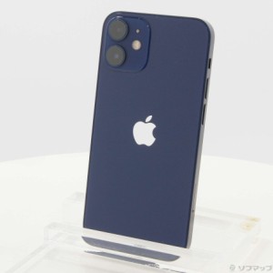 (中古)Apple iPhone12 mini 64GB ブルー MGAP3J/A SIMフリー(196-ud)