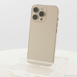 (中古)Apple iPhone13 Pro 256GB ゴールド MLUQ3J/A SIMフリー(251-ud)