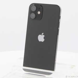 (中古)Apple iPhone12 mini 128GB ブラック MGDJ3J/A SIMフリー(384-ud)