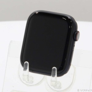 (中古)Apple (展示品) Apple Watch Series 8 GPS + Cellular 45mm ミッドナイトアルミニウムケース バンド無し(258-ud)