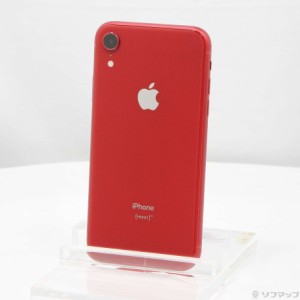 (中古)Apple iPhoneXR 64GB プロダクトレッド MT062J/A SIMフリー(258-ud)