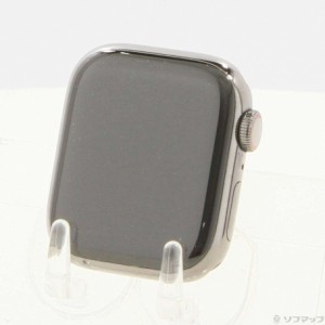 (中古)Apple Apple Watch Series 7 GPS + Cellular 41mm グラファイトステンレススチールケース バンド無し(297-ud)