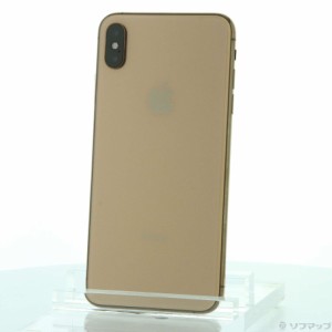 (中古)Apple iPhoneXS Max 64GB ゴールド MT6T2J/A SIMフリー(262-ud)