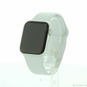 (中古)Apple Apple Watch Series 5 GPS 40mm シルバーアルミニウムケース ホワイトスポーツバンド(198-ud)