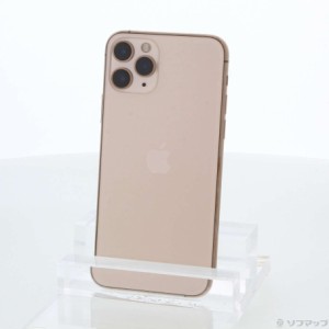 (中古)Apple iPhone11 Pro 64GB ゴールド MWC52J/A SIMフリー(252-ud)