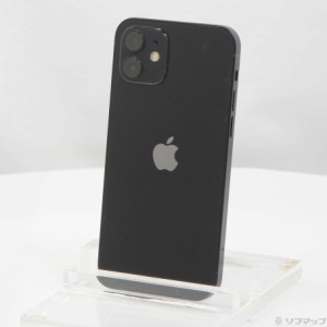 (中古)Apple iPhone12 64GB ブラック MGHN3J/A SIMフリー(377-ud)