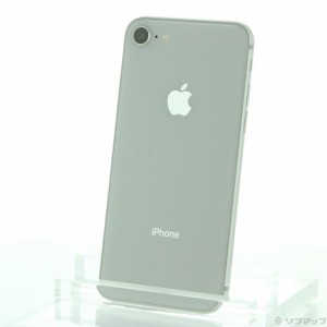 (中古)Apple iPhone8 64GB シルバー MQ792J/A SIMフリー(344-ud)