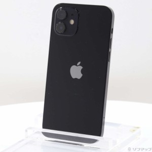 (中古)Apple iPhone12 256GB ブラック MGJ03J/A SIMフリー(348-ud)