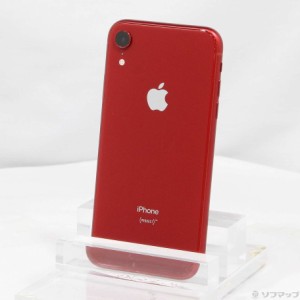(中古)Apple iPhoneXR 128GB プロダクトレッド MT0N2J/A SIMフリー(276-ud)