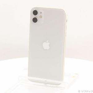 (中古)Apple iPhone11 128GB ホワイト MWM22J/A SIMフリー(305-ud)