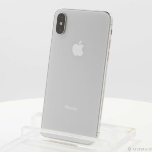 (中古)Apple iPhoneX 64GB シルバー MQAY2J/A SIMフリー(348-ud)