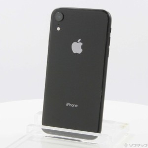 (中古)Apple iPhoneXR 128GB ブラック MT0G2J/A SIMフリー(297-ud)
