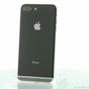 (中古)Apple iPhone8 Plus 64GB スペースグレイ MQ9K2J/A SoftBank(258-ud)