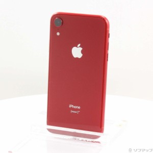 (中古)Apple iPhoneXR 64GB プロダクトレッド MT062J/A SIMフリー(258-ud)