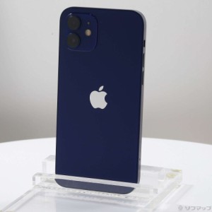 (中古)Apple iPhone12 256GB ブルー MGJ33J/A SIMフリー(252-ud)