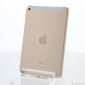 (中古)Apple iPad mini 4 128GB ゴールド MK782J/A docomoロック解除SIMフリー(381-ud)