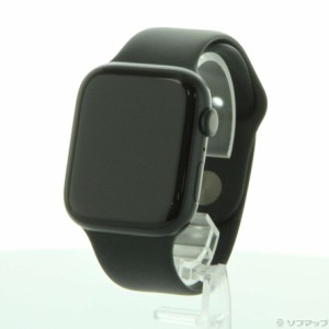 (中古)Apple Apple Watch Series 8 GPS 45mm ミッドナイトアルミニウムケース ミッドナイトスポーツバンド(295-ud)