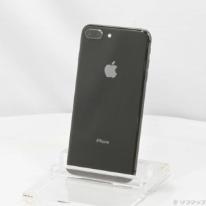 (中古)Apple iPhone8 Plus 64GB スペースグレイ MQ9K2J/A SIMフリー(297-ud)