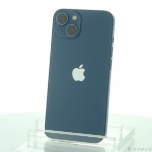 (中古)Apple iPhone13 256GB ブルー MLNM3J/A SIMフリー(344-ud)