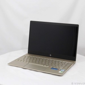 (中古)hp 格安安心パソコン HP ENVY 13-ad005TU 2DP48PA-AAAE シルクゴールド (Windows 10)(196-ud)