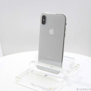 (中古)Apple iPhoneX 64GB シルバー MQAY2J/A SIMフリー(371-ud)