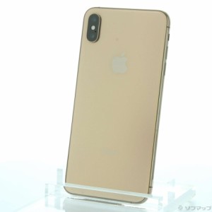 (中古)Apple iPhoneXS Max 64GB ゴールド MT6T2J/A SIMフリー(297-ud)