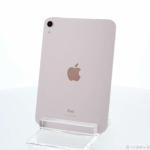 (中古)Apple iPad mini 第6世代 64GB ピンク MLWL3J/A Wi-Fi(295-ud)