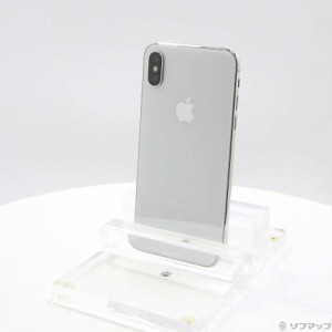 (中古)Apple iPhoneX 64GB シルバー NQAY2J/A SIMフリー(344-ud)