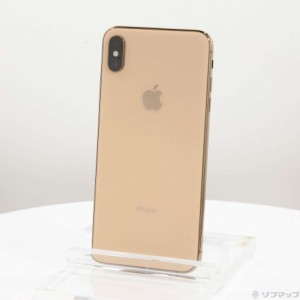 (中古)Apple iPhoneXS Max 64GB ゴールド MT6T2J/A SIMフリー(348-ud)