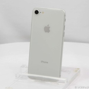 (中古)Apple iPhone8 64GB シルバー MQ792J/A SIMフリー(305-ud)