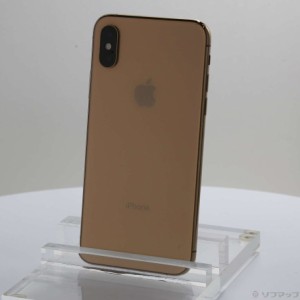 (中古)Apple iPhoneXS 64GB ゴールド MTAY2J/A SIMフリー(344-ud)
