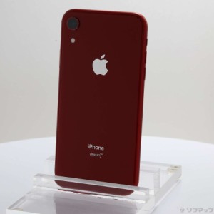 (中古)Apple iPhoneXR 64GB プロダクトレッド MT062J/A SIMフリー(371-ud)