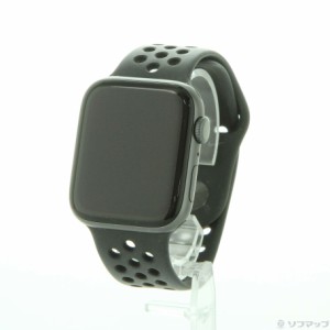 (中古)Watch Series 5 Nike GPS 44mm スペースグレイアルミニウムケース アンスラサイト/ブラックNikeスポーツバンド(305-ud)