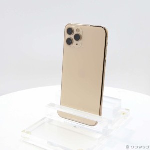 (中古)Apple iPhone11 Pro 256GB ゴールド MWC92J/A SIMフリー(371-ud)