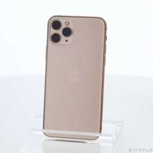 (中古)Apple iPhone11 Pro 256GB ゴールド MWC92J/A SIMフリー(368-ud)