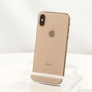 (中古)Apple iPhoneXS 256GB ゴールド MTE22J/A SIMフリー(377-ud)