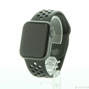 (中古)Watch Series 4 Nike+ GPS 40mm スペースグレイアルミニウムケース アンスラサイト/ブラックNikeスポーツバンド(305-ud)