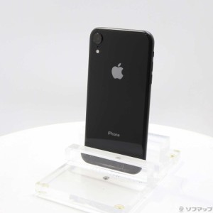 (中古)Apple iPhoneXR 64GB ブラック MT002J/A SIMフリー(381-ud)