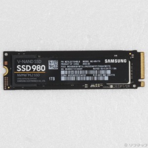 (中古)SAMSUNG NVMe M.2 SSD 980 MZ-V8V1T0B/IT(262-ud)