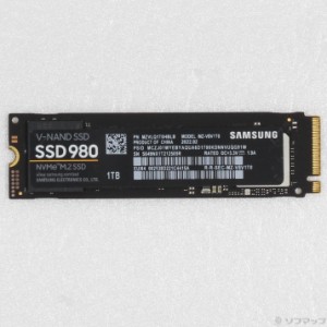 (中古)SAMSUNG NVMe M.2 SSD 980 MZ-V8V1T0B/IT(262-ud)