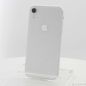 (中古)Apple iPhoneXR 64GB ホワイト MT032J/A SIMフリー(258-ud)