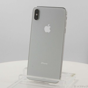 (中古)Apple iPhoneXS Max 64GB シルバー MT6R2J/A SIMフリー(198-ud)