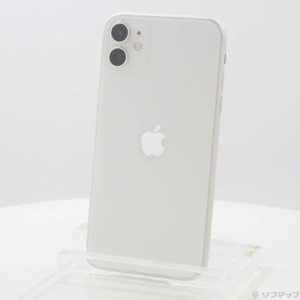 (中古)Apple iPhone11 64GB ホワイト MHDC3J/A SIMフリー(297-ud)