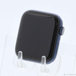 (中古)Apple Apple Watch Series 6 GPS 44mm ブルーアルミニウムケース バンド無し(348-ud)