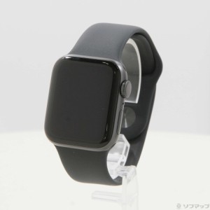 (中古)Apple Apple Watch Series 5 GPS 40mm スペースグレイアルミニウムケース ブラックスポーツバンド(252-ud)