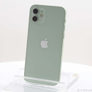 (中古)Apple iPhone12 64GB グリーン MGHT3J/A SIMフリー(196-ud)
