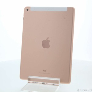 (中古)Apple iPad 第6世代 32GB ゴールド MRM02J/A auロック解除SIMフリー(348-ud)