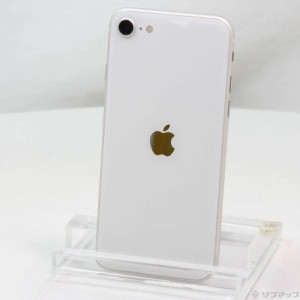 (中古)Apple iPhone SE 第3世代 64GB スターライト MMYD3J/A SIMフリー(384-ud)